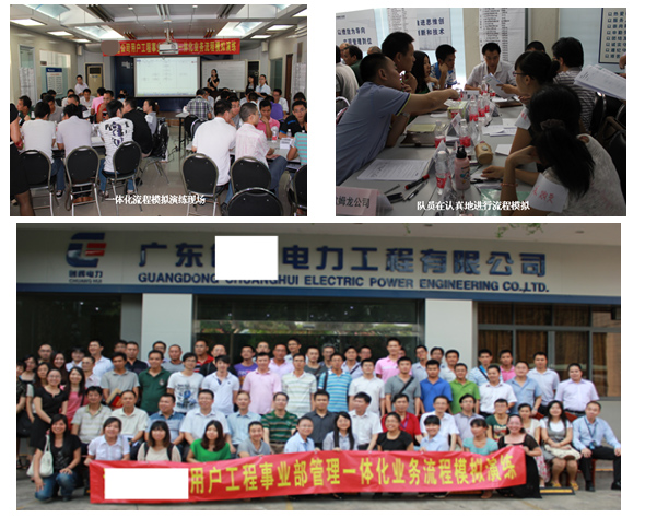 中大咨詢：佛山某大型電力工程集團(tuán)公司流程模擬演練報道